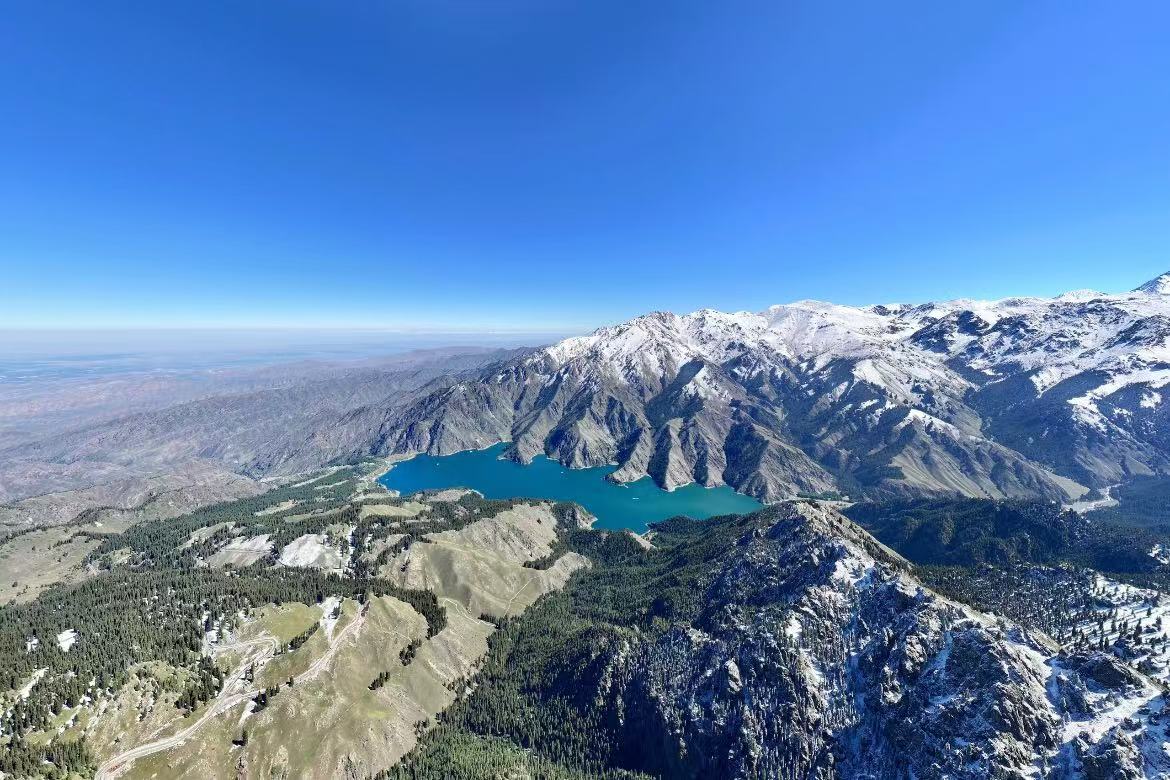 Heavenly Lake of the Tianshan Mountains